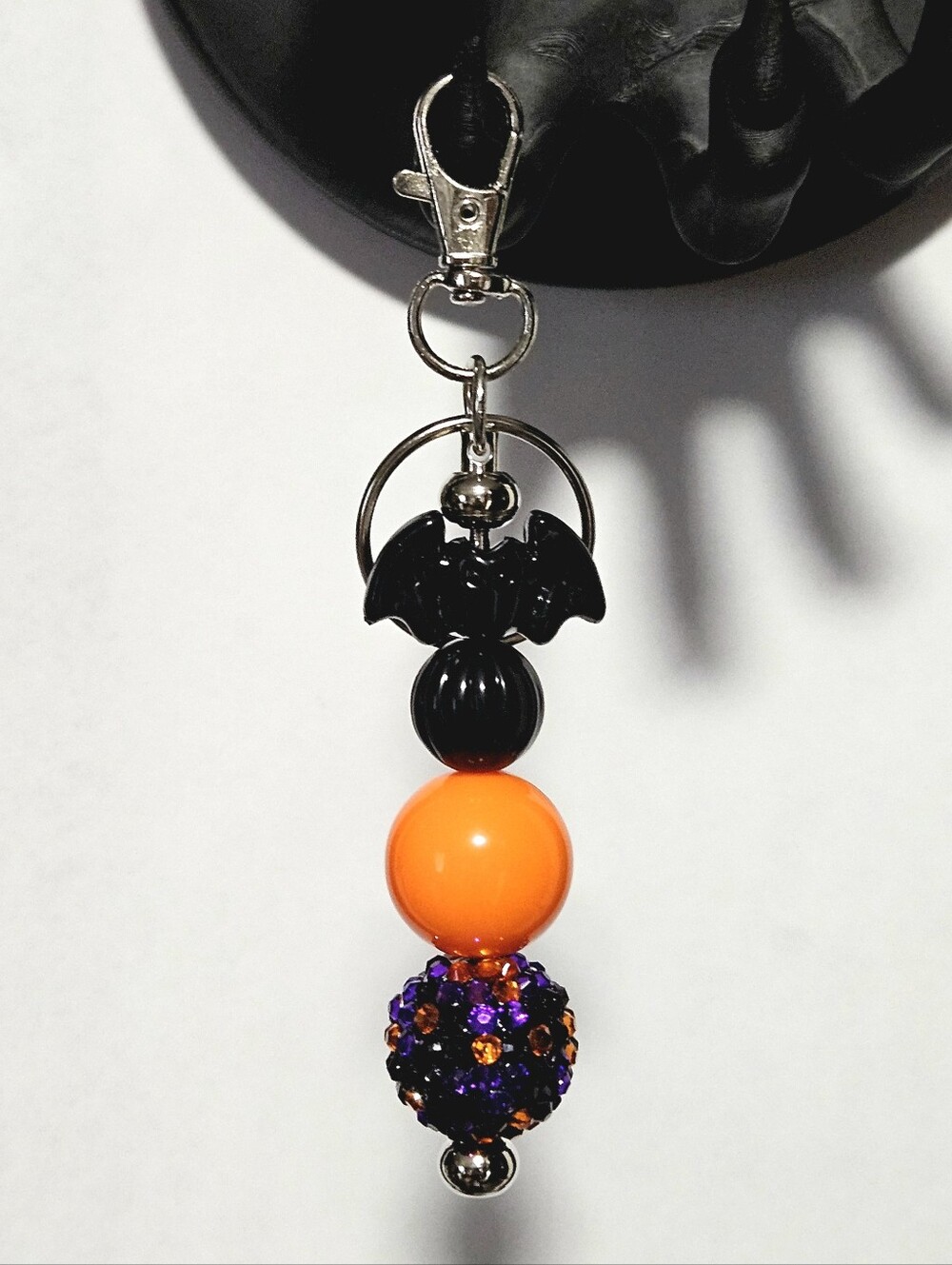 Halloween Bat Bag Charm